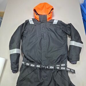 Helly Hansen Workwear Winter Coverall Reflective Primaloft Black Mens Large L